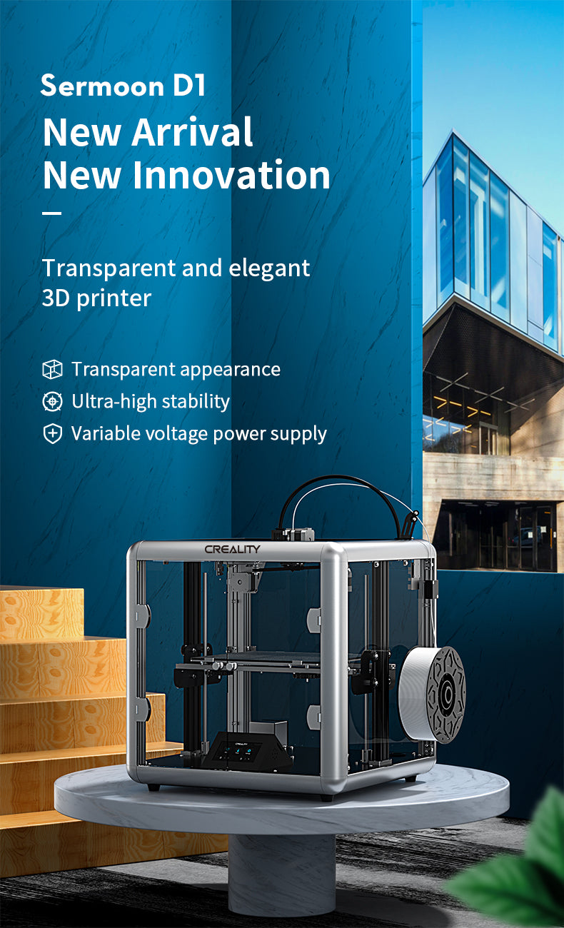 doğrudan sürücülü 3d yazıcı, sermoon d1 diy kapalı yazıcı
