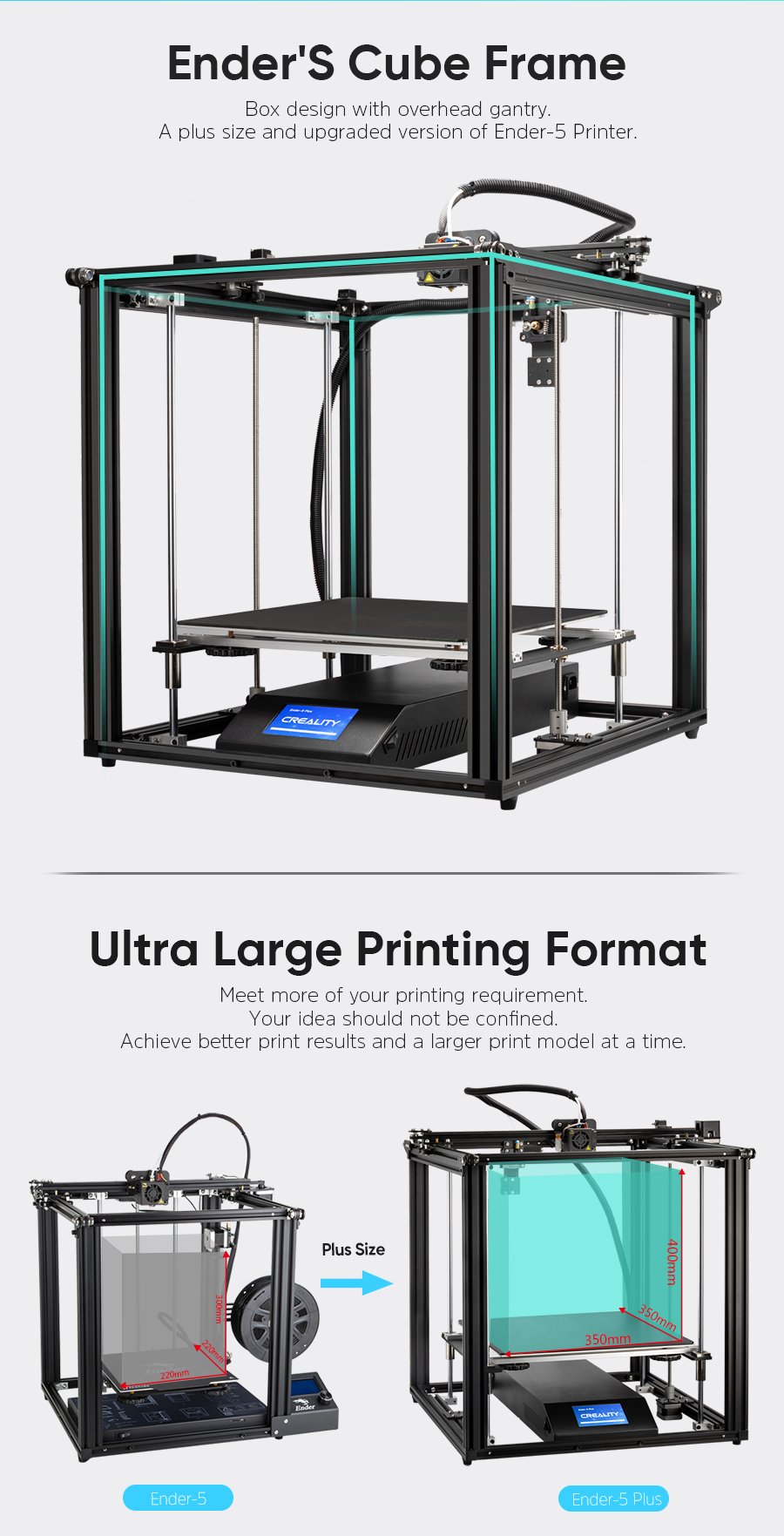 Creality Ender 5 Plus 3D Yazıcı